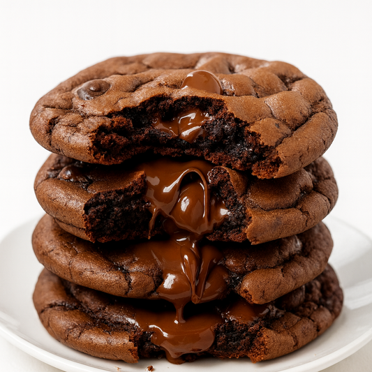 Double Chocolate Chip Cookie (Nutella Filled)