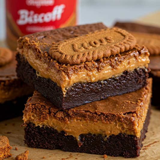 Lotus Biscoff Brownie